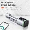 Zemismart Tuya Ble Smart Digital Lock DIY Zylinder Elektronische Lock -App -Schlüssel -IC -Kartenkennwort für Wohnung EL Security 240422