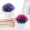 Getrocknete Blumen künstliche Pflanzen grünes kleines Baumgrasschrank Bonsai für Vase Hochzeit Weihnachtsfeier Home Room Tisch Wand gefälschte Blumen Dekor Dekor