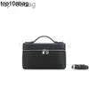 Loro Piano Bag Loro Pianaly LP -Tasche L19 Lunchbox -Tasche Pianaly Top Layer Cowhide Handtasche Einfach und modisch ein Crossbody Make -up -Tasche GA2