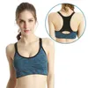 Bras Sofu Cross Back Sports Sports Sports Rápida acolchoada seca à prova de choques Fitness Running Sport Brassiere Tops Push Up Bras Y240426