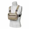 Nylon Tactical Chest Rig Hunting Running Molle Bag Military Shoulder Pack Mobile Phone Holder Bag Case Outdoor Camping Hiking
