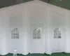 Couleur blanche GAINT BLAPLABLE Tent de tente de tente de tente de fête publicitaire Building House Outdoor Marquee Widows Church avec Blower