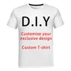 Mode casual 3D tryckt t-shirt kortärmad o-hals t shirt män kvinnor anpassade sommar din exklusiva t-shirt diy t-shirt 240428