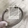 DY Desginer David Jewelry Top Quality Yurma Bracelet Simple And Elegant Popular Woven Twisted Rope Fashion Ring David Bracelet Punk Jewelry Band Fashion David 750