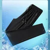 Summer Ice Silk Quick Dry Casual Pants Mens Thin Breattable Loose Fit Plus Size Sports Rune Ben 240428