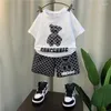 Clothing Sets Toddler Clothes Boy Set Kids Suit Summer Outing Top Shorts 2PCS For Children's 2 4 6 8 10 12 Years