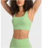Outfit da yoga femminile Supporto medio di energia Longline BRA Sude-traspirante Bras a croce di allenamento traspirante con tazze rimovibili