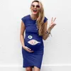 Maternity Dresses Cute Pregnant Womens Dress Loose Casual Clothing Plus Size Q2404271