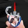 Горячие продажи более легкие регулируемые Love Lock Red Flame Wind -Ronate Forch Ligher для Lady