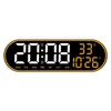 LED Digital Wall Clock Remote Control Electronic Mute Clock med temperaturdatum Vecka Visning 15-tums Timingfunktionsklocka 240417