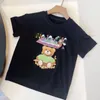 Boys Summer 2023 New Children Letter Girls Pure Cotton Girls Short Shorted Edition Korean Edition Top per bambini