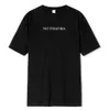 Erkek Tişörtleri Hayır Teşekkürler Hip Hop Komik Baskı T-Shirt Erkekler Moda T Giysileri Yaz Gevşek Erkek Giyim Pamuk Pamuklu Tshirt Büyük Boy Gömlek H240429