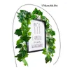 Decoratieve bloemen 170 cm lange groene hangende wijnstokken kunstmatige plant nep blad slinger muur wijnstok voor huis bruiloft feestkamer tuin decor diy diy