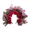 Haarklammern Ethnische Brautstirnbandkranz Blumen Kronen Hochzeitsblume