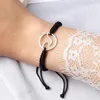 Link braccialetti 2024 braccialetti fatti a mano per coppia filo regolabile corda corda intrecciata da donna yoga fascino regalo gioiello regalo