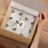 Candele 100pcs Stamp personalizzato in bianco tessuto artigianale Materiale di carta Kit personale Boutique Flower Boutique Candela per imballaggio Candela Cupper