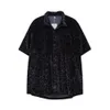 Chińsko-Chic Ins Leopard Print Silk Shirt krótkie rękawowe garnituru Mężczyźni i kobiety miłośnicy High Street Lose Casual T-Shirt Men's Five Quarter Shorts Summer