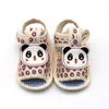 Sandalen Sommerbaby Schuhe Panda Muster Kleinkind Wohnung Sandalen Mode gedruckt Baby Erst wandeln