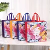 Storage Bags StoBag 12pcs Non-woven Gift Bag Flowers Fabric Tote Package Clothes Reusable Pouch Portable Holiday Party Favors