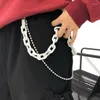 Belts Approximately 60cm In Length Candy-colored Resin Double-layer Pants Chain Multi Scene Use Clothing Accessories Alloy