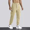 Mens Cargo Pants Track Street Bottoms Winter Fitness Gym Training Running Training Ademende zachte mannelijke zweetbroek 240412