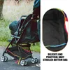 Stroller Parts Bottom Storage Bags Organizer Basket Car Cup Holder For Pouch Raincoat