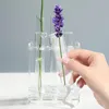 Vases Glass Test Tube Hydroponics Vase Plant Terrarium Bottles Container Flower Holder Tabletop Bonsai Decorations