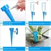 Kits 12/6/3/1pcs kits de águas automáticas Irrigação de gotejamento automático Válvula de controle ajustável Sistema de rega para planta de flores de jardim