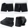 Underpants Mesh Padded Underwear Sexy Fashion Ice Silk Breathable Soft Comfortable BuLift Boxer Briefs