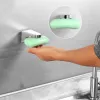 Set Soap Box Bathroom Magnetic Soap Holder Soap Holder Wall Mount Soap Container Dispenser Wall Attachment Bathroom Soap Dish Rack