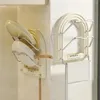 Küche Aufbewahrung Wand Punch-Free Board Deckelschale Handtuch Organizer Schicht Regal Doppelmultifunktion montierter Abfluss Topf