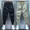 Pantalones para hombres jogger jogger carga para hombre ropa hip hop deportes informales pantalones de Haute verano harajuku dibujado q240429