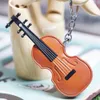 Violino del dono creativo con cimentica di plastica in metallo a sospensione per portachiavi