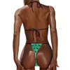 A moda de banho feminina se sexy dachshund e gnomo biquíni conjunto de cogumelos tardar stracy string push up surf esport sport clássico de praia