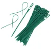 Decorazioni 50 pc cravatte per cavi per pianta regolabili cravatte per cavi di plastica riutilizzabili per il supporto per l'arrampicata da upista 17*0,8 cm Strumento
