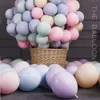 10 tum macaron latex ballong pastell rosa vit färg ballon bröllop fest födelsedag dekoration baby shower dekor (100 st)