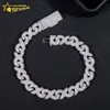 Pass Diamond Tester Factory Price S925 Hip Hop Jewelry 8MM Infinity VVS Moissanite Cuban Bracelet Diamond Cuban Link ChainDesigner Jewelry