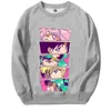 Herrtröjor tröjor Sailor Moon hoodie män kvinnor anime tjej grafisk tröja avslappnad överdimensionerade tröjor lösa nya mode harajuku streetwear d240429