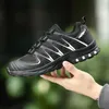 Running Shoes 2024 Brand for Men Outdoor Sneakers Mesh Mesh respirável TPR SOLES ATHLETER TRAURADOR DO TRANSPORTE DO CRIUP