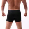 Große Herren Sportunterwäsche verlängerte Anti-Wear-Beinboxer langbeinlaufend laufende Schritt komfortable Baumwolle sexy sexy