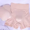 Men Crossdressrs Transgender Boxer Shorts Butt Butter Panty Fake Ass Corps Shaper Sous-vêtements cachés Gaff Camel Toe Pantes 240428