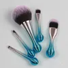 Make -up -Bürsten 5pcs/Set Mini Taille Pinsel 5 Werkzeuge Vollständiger Schönheitssatz