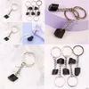 Key Rings Black Irregar Tourmaline Keychain voor vrouwen op tas auto sieraden feest vrienden cadeau drop levering dhgarden dh5j6