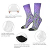 Skarpetki dla kobiet lawendowe pola na zawsze zima dunkella Plant Vera Vera Stockings Fashion Custom Outdoor Non-Slip