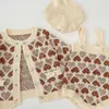 Clothing Sets Baby Clothes Infant Sweaters And Knit Bodysuits Hear Cardigans Baby Coats H240429
