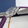 Unisex compone orologi di lavoro automatico Carter Blue Balloon 33 con orologio inglese posteriore a piastra leopardata per donne W6920086