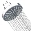 Régler la pomme de douche chromée haute pression pulvérisateur réglable pluvieux luminaire de salle de bain robinet de salle de bain accessoires