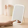 Makup LED Miroir intelligent portable Desktop dames maquillage léger féminin ajusté Girls Rectangle Miroirs