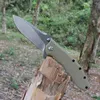 Classic 0562 Flipper Folding Knife ELMAX Stone Wash Drop Point Blade G10 + Stainless Steel Handle Ball Bearing EDC Knives