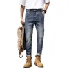 Saisons vier schlanke Fit -Jeans Jeans Elastiz